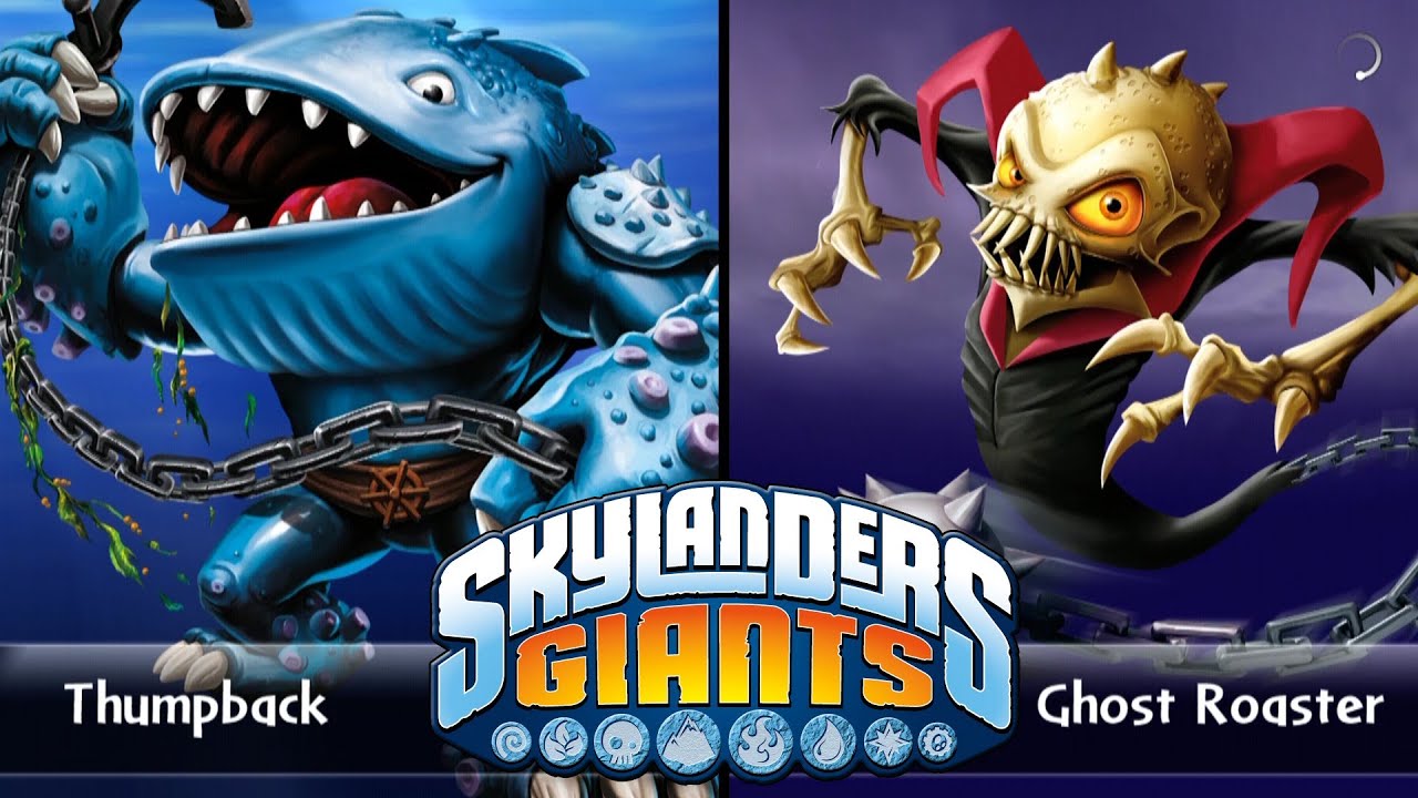 SKYLANDERS GIANTS - THUMPBACK VS. GHOST ROASTER (VERSUS)