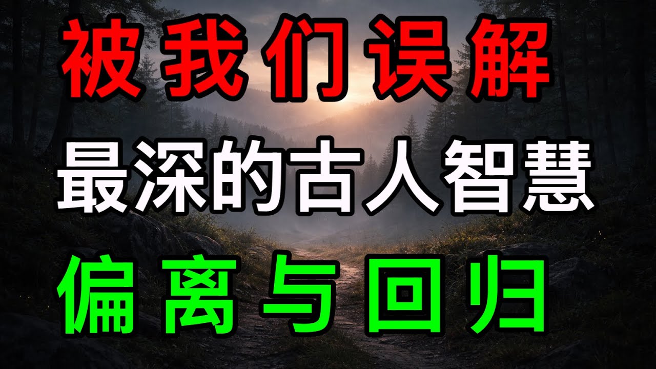 被我们误解最深的古人智慧也许不是他们落后 而是我们走偏了 