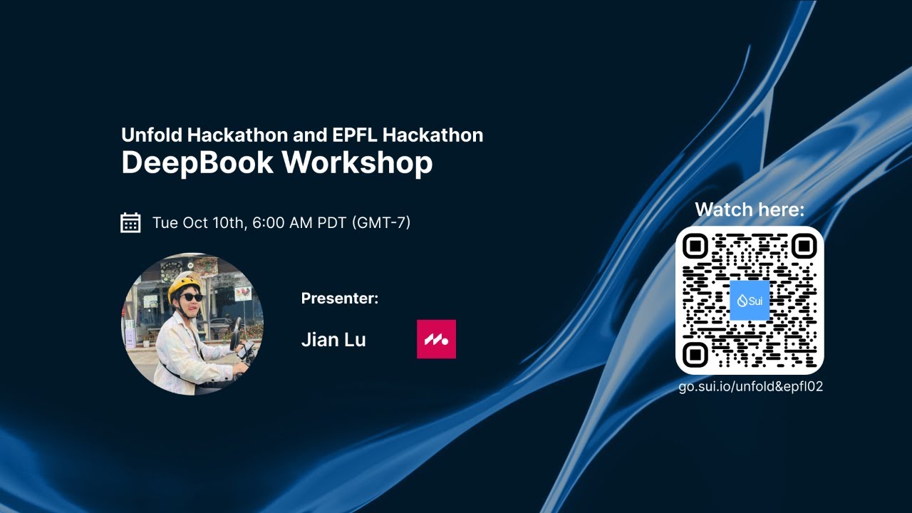 DeepBook Workshop | Sui Network's DeFi - Decentralized Central Limit Order Book (CLOB)
