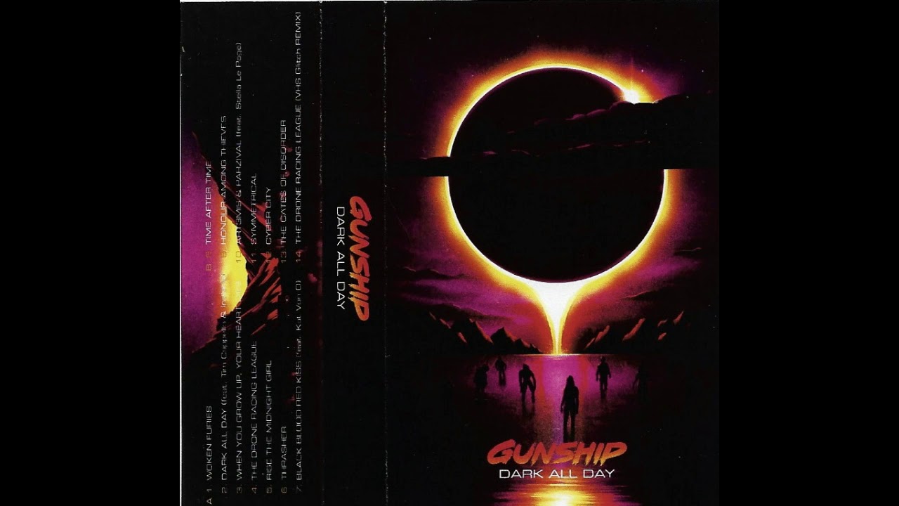 GUNSHIP - The Drone Racing League - VHS Glitch Remix - Dark All Day Cassette Rip