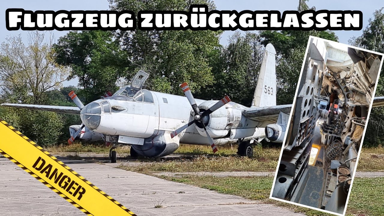 Lost Place ✈  Flugzeug aus dem Krieg 🤯☠ zurückgelassen 😱