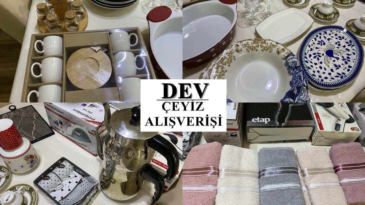 DEV ÇEYİZ ALIŞVERİŞİ | TRENDYOL  | KARACA  | BİM | A101 | ŞOK