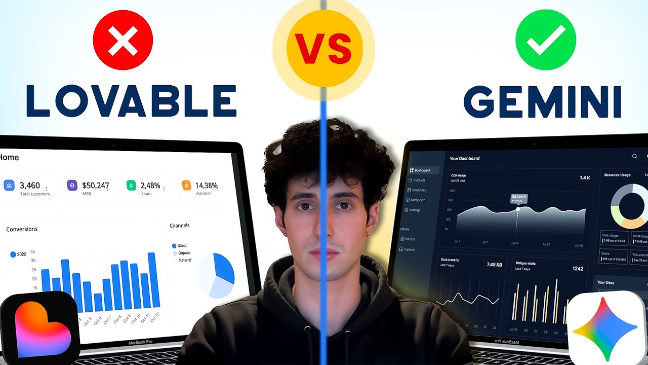 Gemini 3 против Lovable: какой конструктор приложений на основе ИИ окажется победителем?