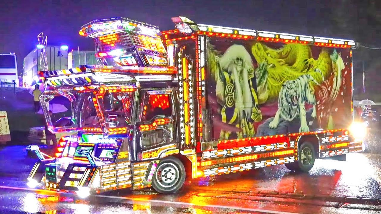 電飾がスゴイ⭐️デコトラ【搬出②】華翔会チャリティー撮影会