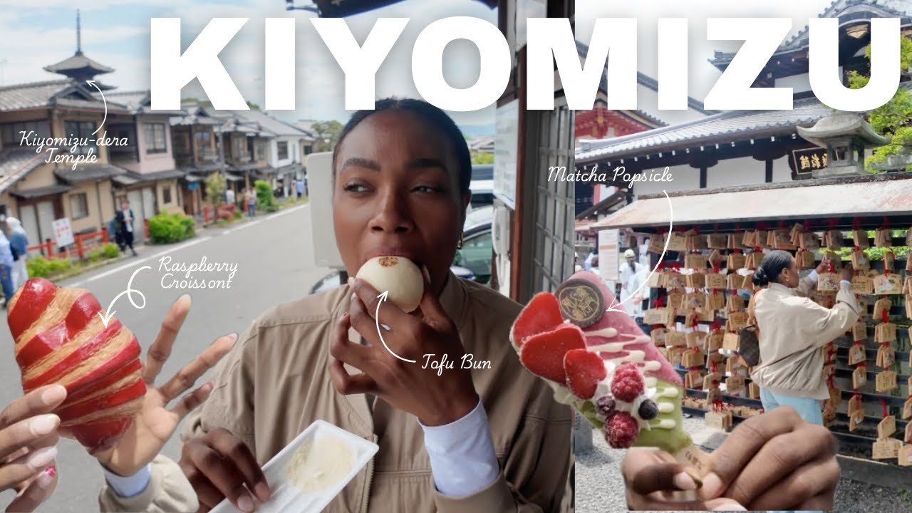 Exploring Kiyomizu-dera Temple and Snacking along the way!