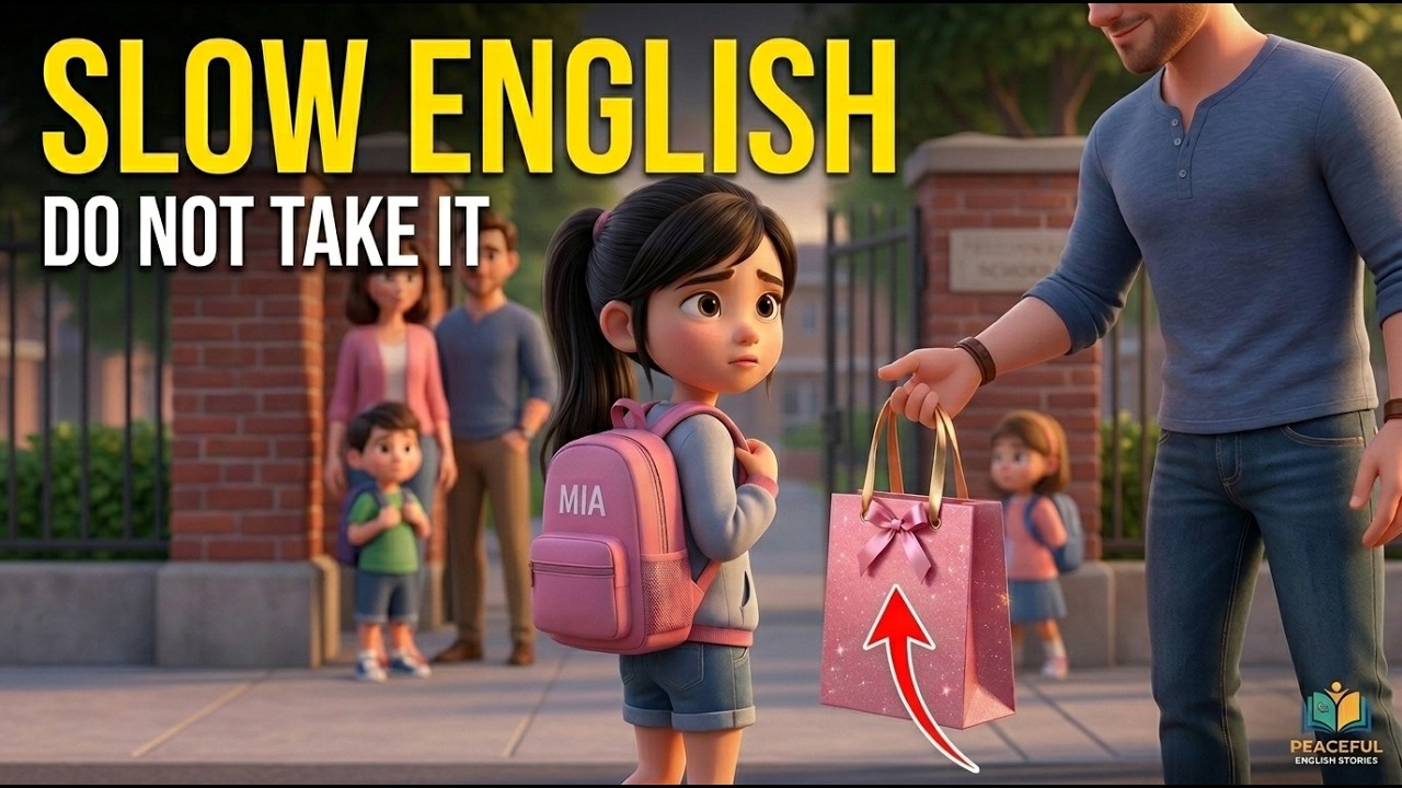 Why Did Mia Say No? 🎁 | English Listening Practice A2 - Stranger Danger Story