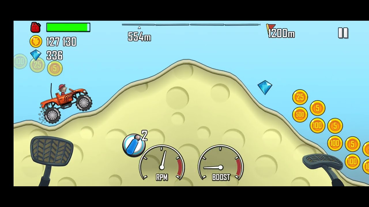 Hill climb racing 🏁 part -3