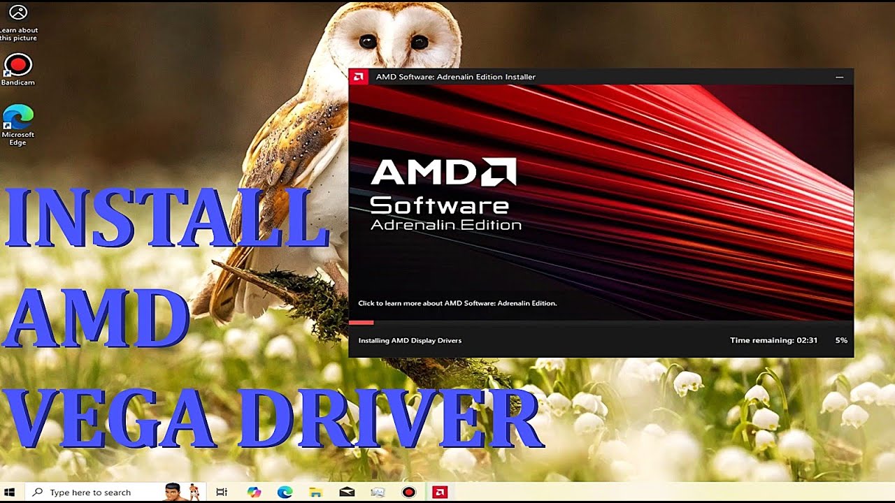 HOW TO INSTALL AMD VEGA GRAPHICS DRIVER ?