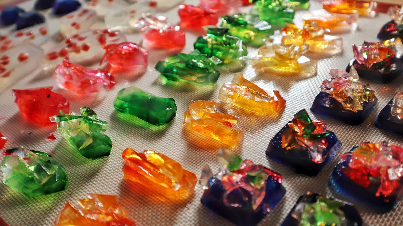 4 Cara buat Agar Agar Crystal Candy Jelly Kohakutou (5 Bahan je!)  | basickeli