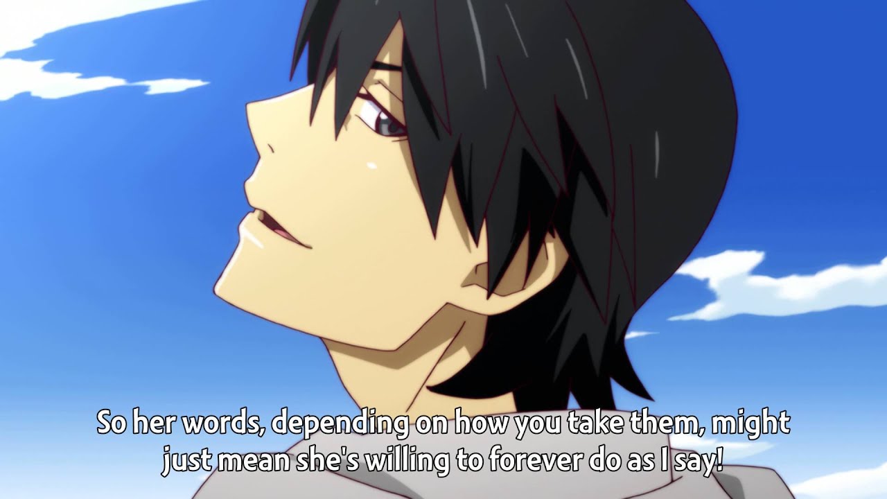 Hanekawa will do anything Araragi wants