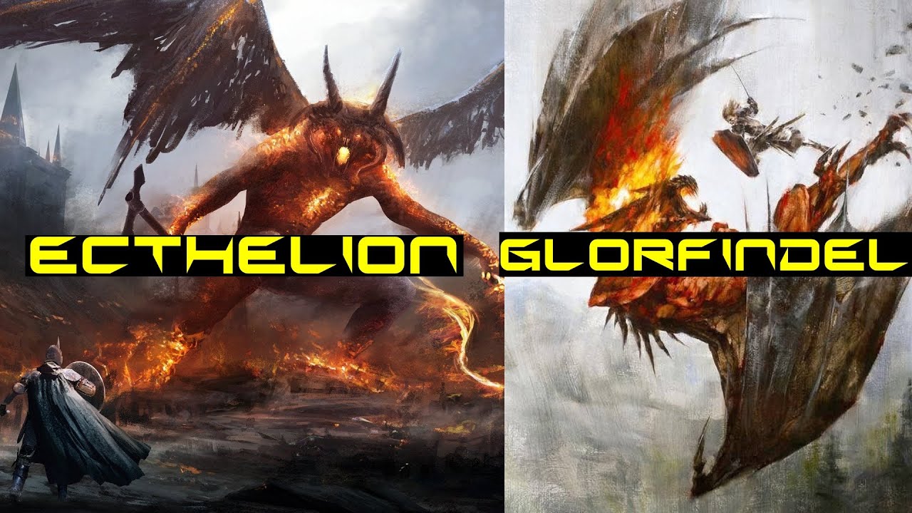 Who Besides Gandalf Has Fought And Killed A Balrog? Middle Earth Tolkien #short