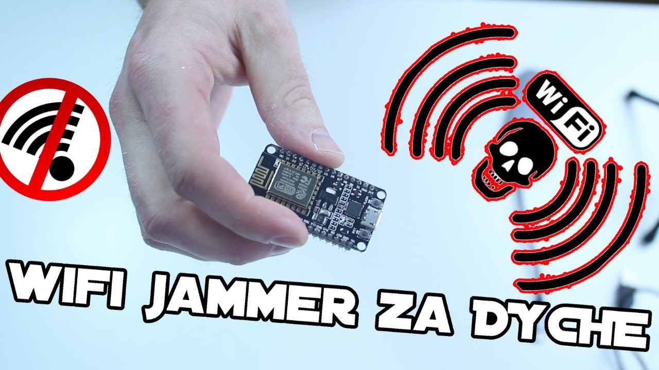 Jak zrobić wifi jammer za 10zł i zostać najgorszym sąsiadem | NodeMCU DIY Mega efekt