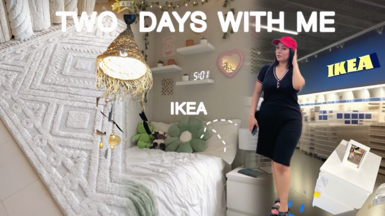 TWO DAYS WITH ME ✨ مشترياتي لغرفتي  / lunch 🥗 / IKEA 🏠/ BIM 🍿