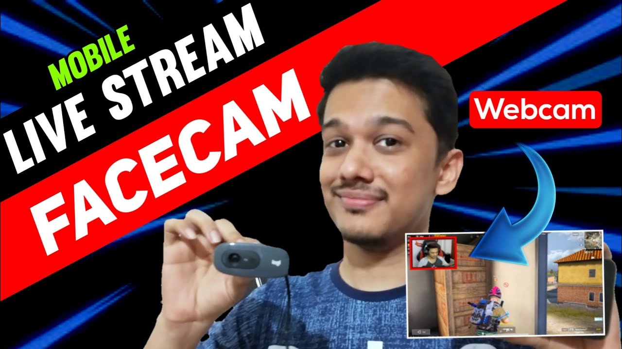 Live Stream With Facecam On Android [ Connect Webcam On Android ]