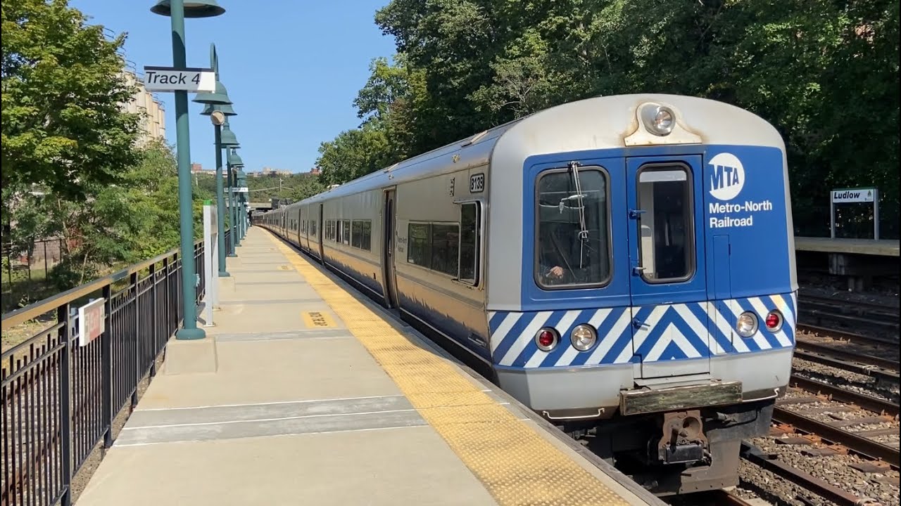 MTA MNRR / Amtrak: Hudson Line and Empire Line Trains @ Ludlow (M3A, M7A, P32ACDM)
