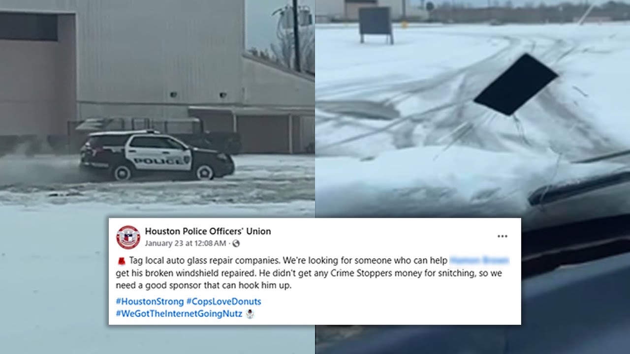 Police officers' union says man who posted video of HPD unit doing donuts was 'snitching'