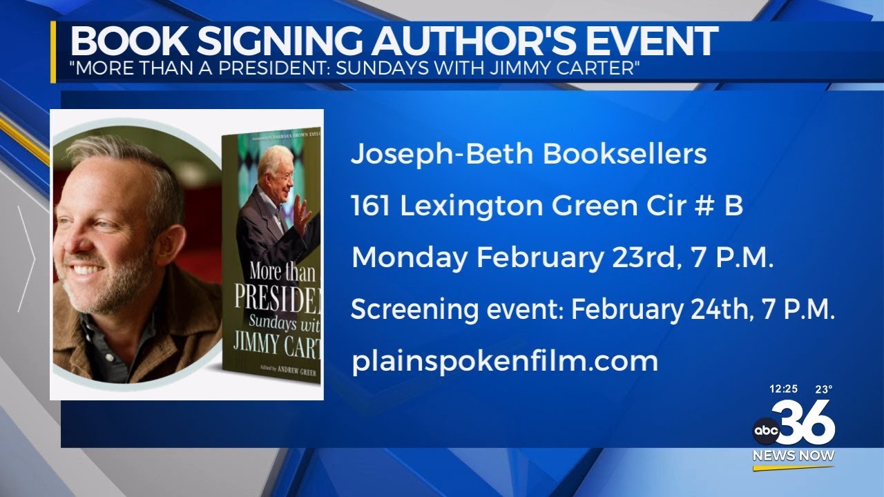 Book signing author's event at Joseph-Beth Booksellers