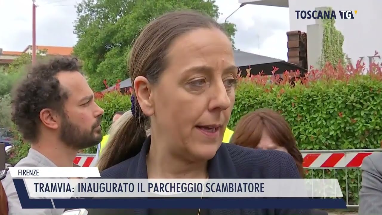 2025-05-22 FIRENZE - TRAMVIA, INAUGURATO IL PARCHEGGIO SCAMBIATORE