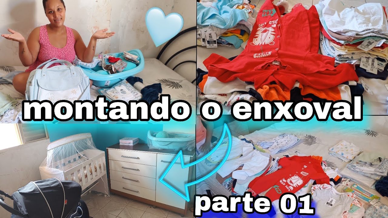 montando o enxoval do bebê 03 comprei várias coisinhas na cresci perdi +organizando tudo na cômoda 🩵
