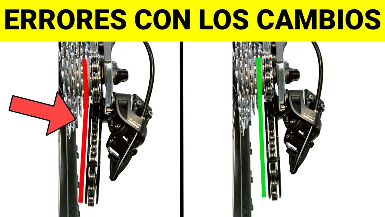 ESTOS ERRORES HACEN QUE TU BICICLETA NO CAMBIE BIEN 🚲 SALUD CICLISTA