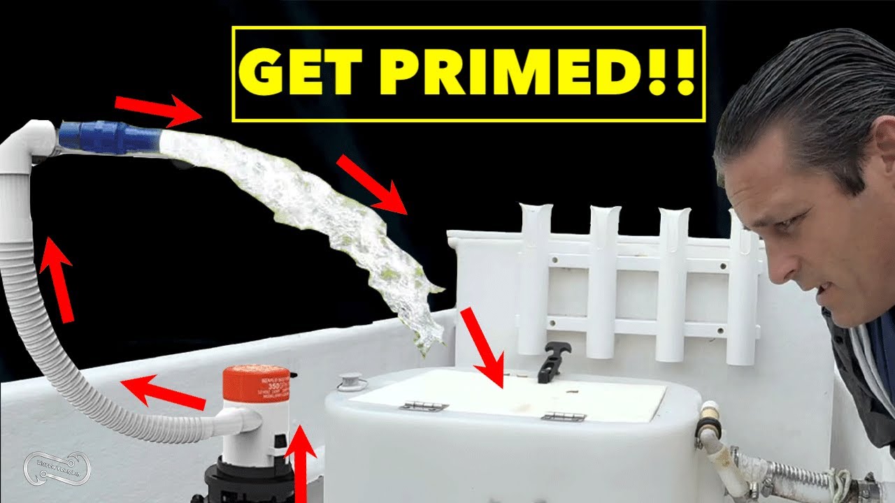 LIVE WELL PUMP WON'T PRIME?  3 QUICK HACKS TO GET PUMP PRIMED