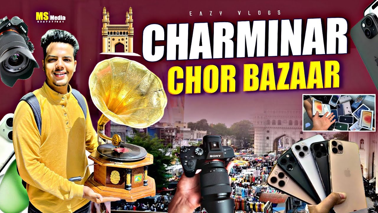 HYDERABAD KA REAL CHOR BAZAR😳|| iPhones , Camera,TV, & original Watch At very cheap rates🔥