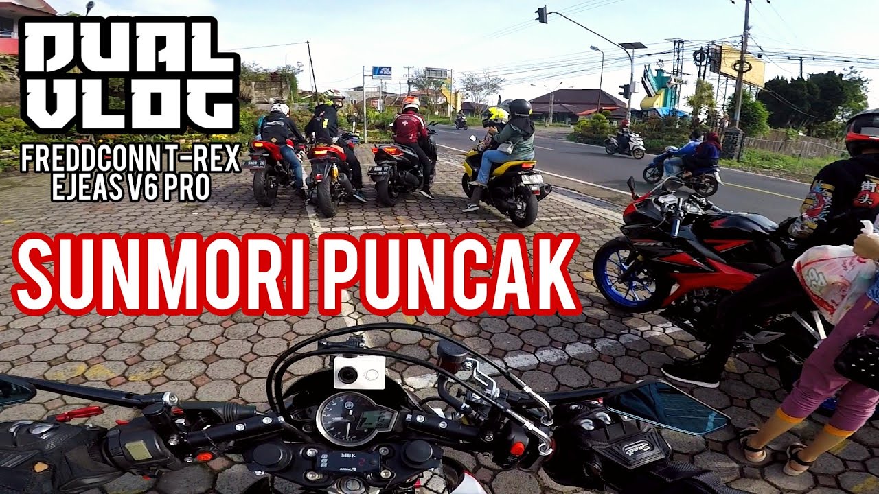 Sunmori Puncak Dual Vlog auto Ngakak | #motovlog #sunmori