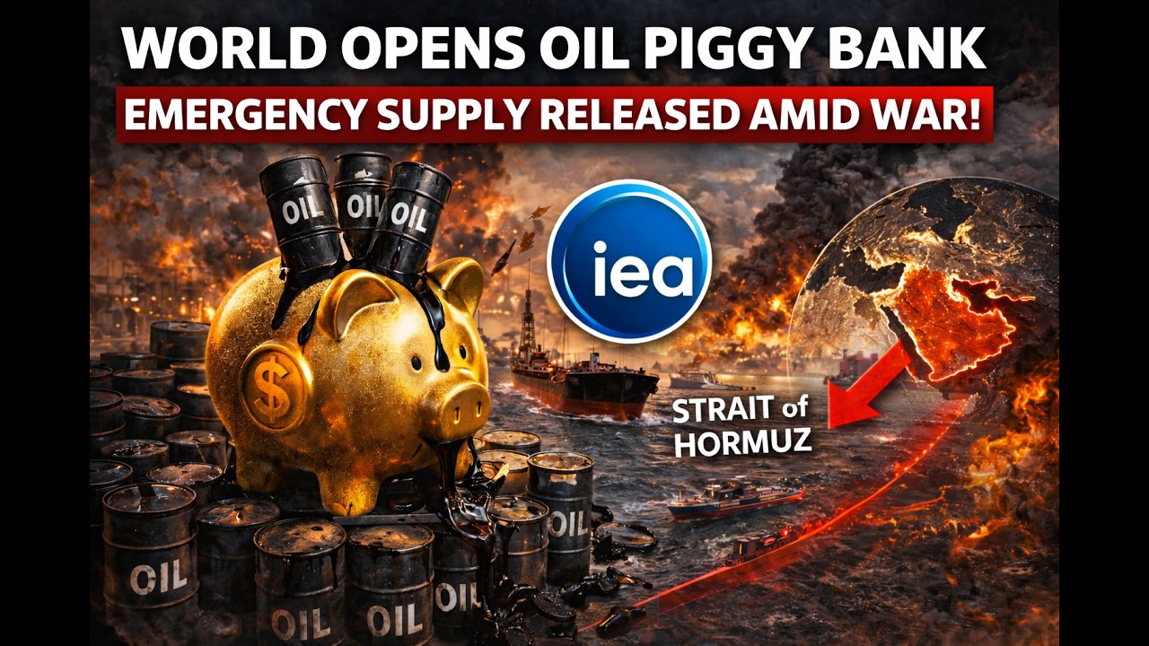World Opens Oil Piggy Bank 🐷 | IEA's Biggest Emergency Release Explained | Strait of Hormuz Crisis