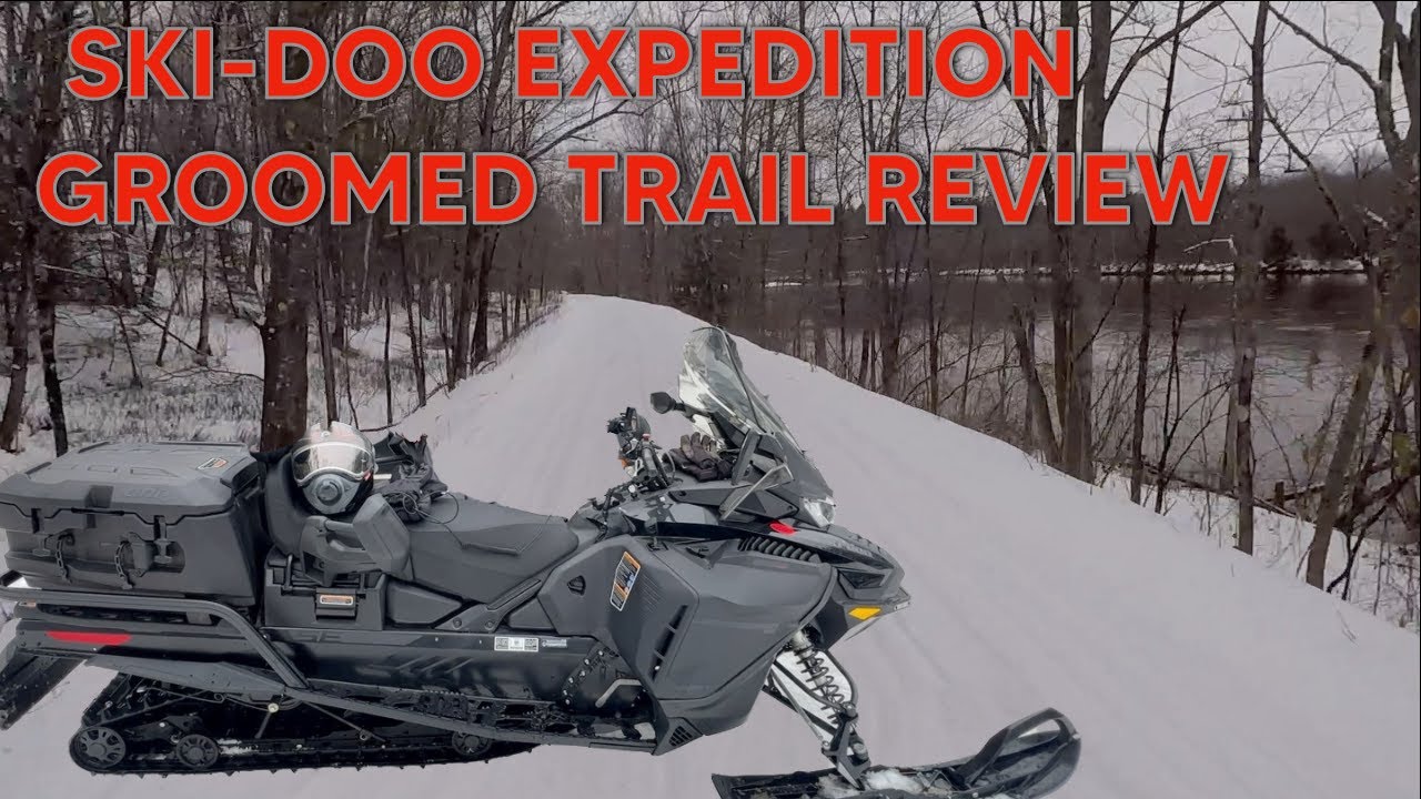 SKI-DOO Expedition. Обзор подготовленных трасс. Моё мнение о том, как они ведут себя на трассе.