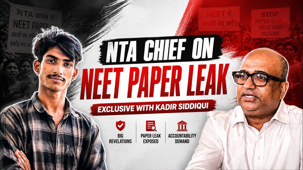 NEET Aspirants Demand Justice | NTA Chief On Re-Exam & Paper Leak
