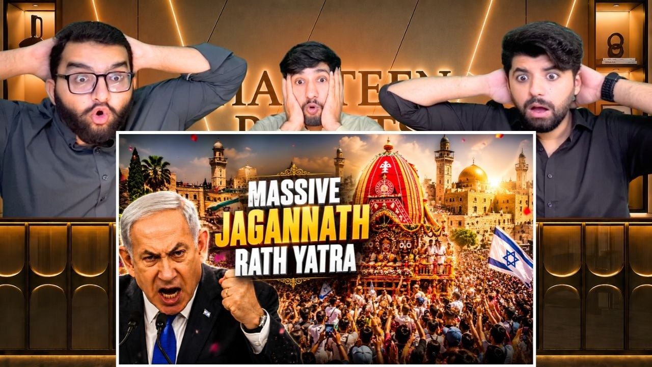 🛕🔥 Israel Hosts Massive Jagannath Rath Yatra &ndash; Amazing Celebration! #reaction