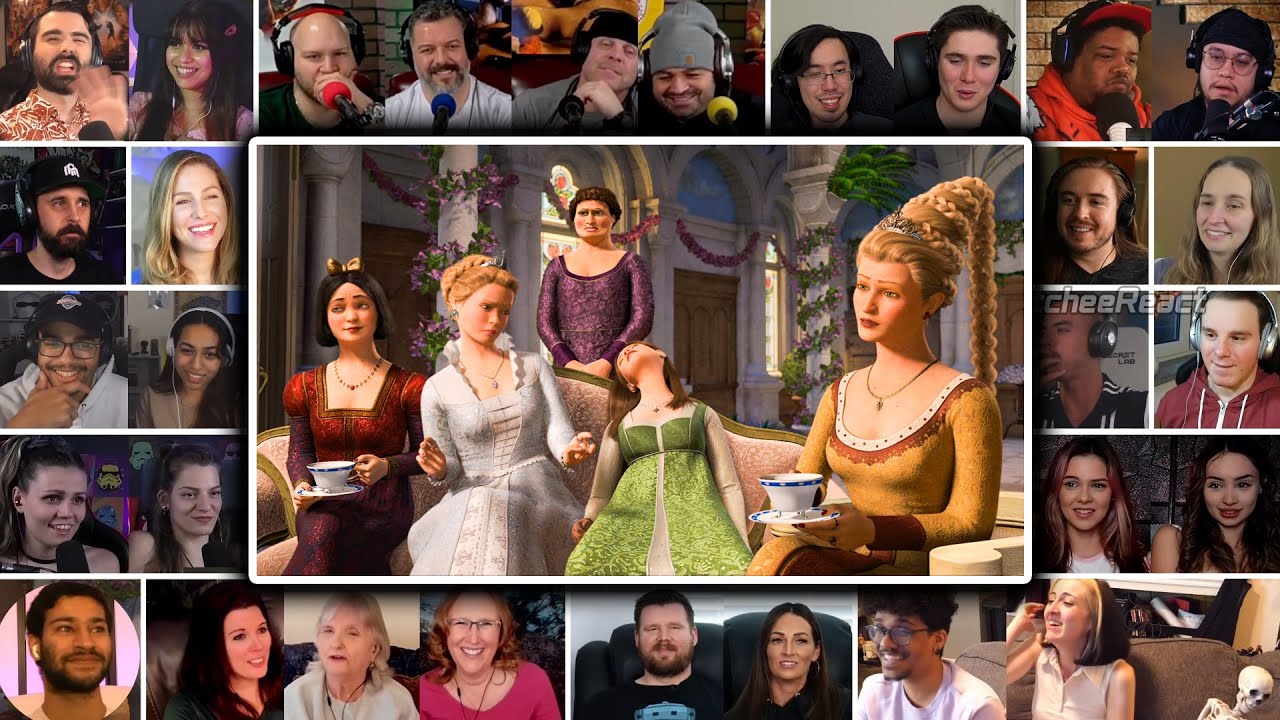 Fiona Meets the Other Princesses | Shrek the Third (2007) Reaction Mashup