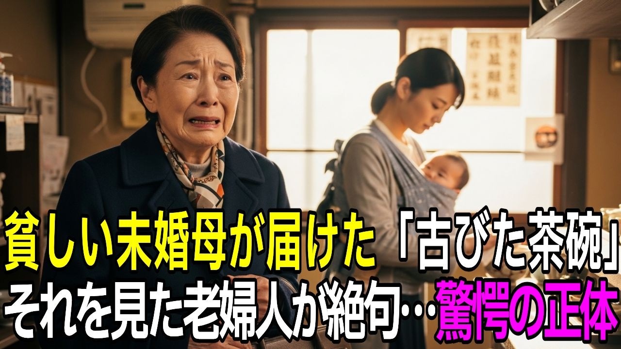 雪の夜、700万円を届けた貧しい未婚の母…お礼に訪れた老婦人が彼女の「ティーカップ」を見た瞬間、腰を抜かした衝撃の理由【朗読】【感動する話】【号泣】