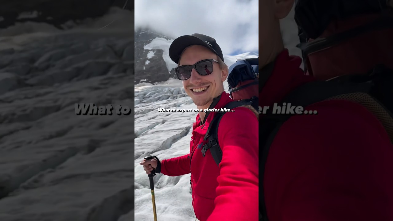 What to expect on a glacier hike 🧊🥾 #sharetheadventure #glacierhike #aletsch #switzerland #hike