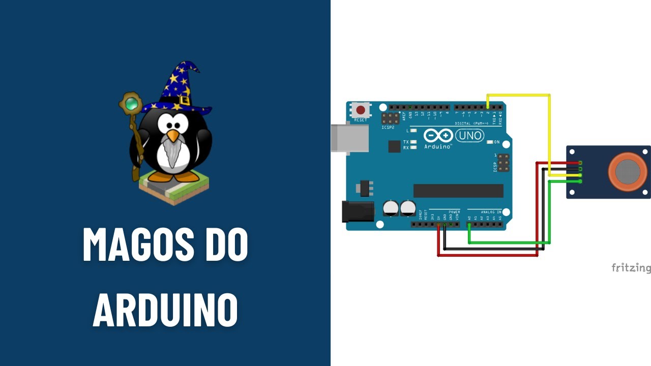 Sensor de gás MQ-135 com o Arduino