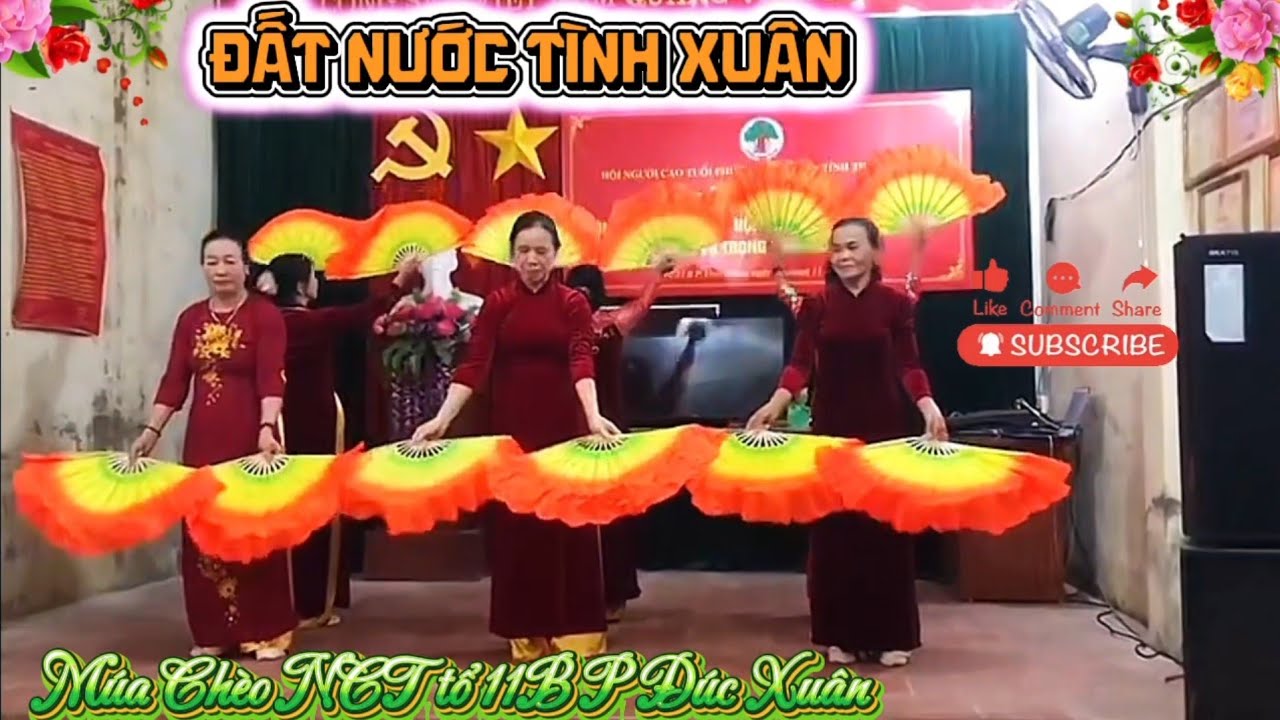  ĐẤT NƯỚC TÌNH XUÂN l Múa chèo NCT tổ 11B P Đức Xuân / Lục Nguyễn 🌺💥💜
