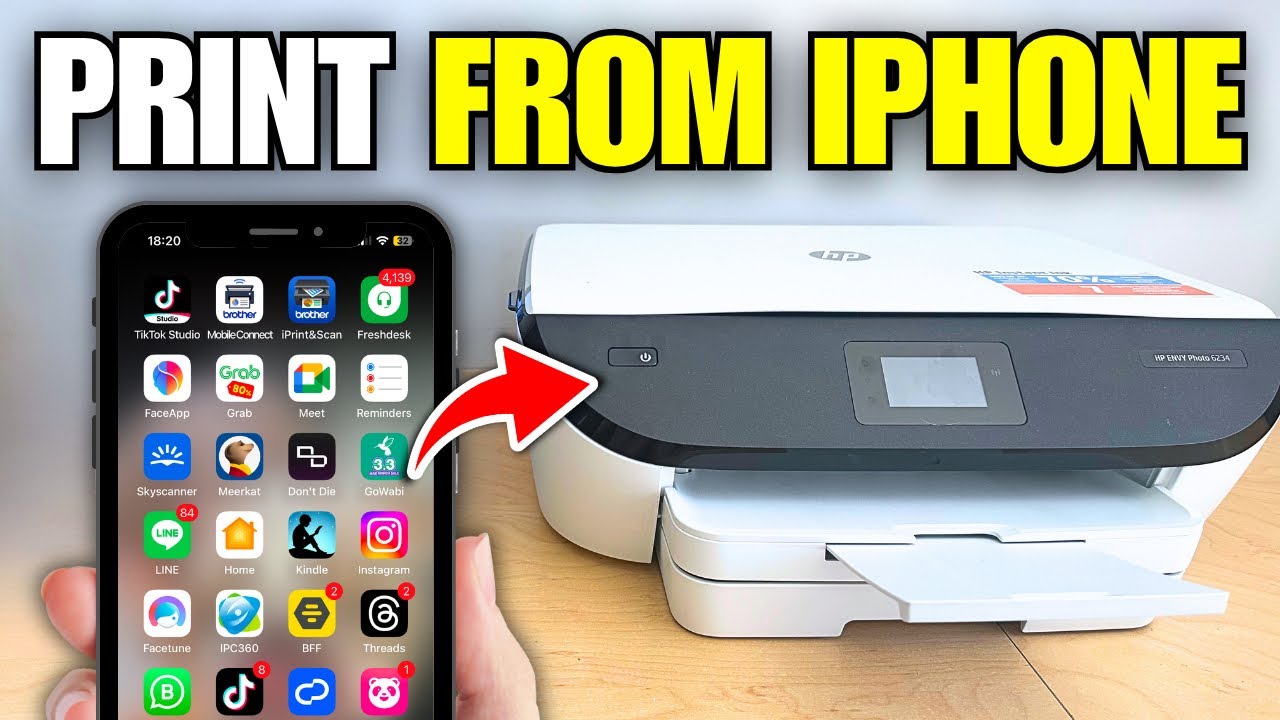 How To Print From iPhone To Printer Via WiFi