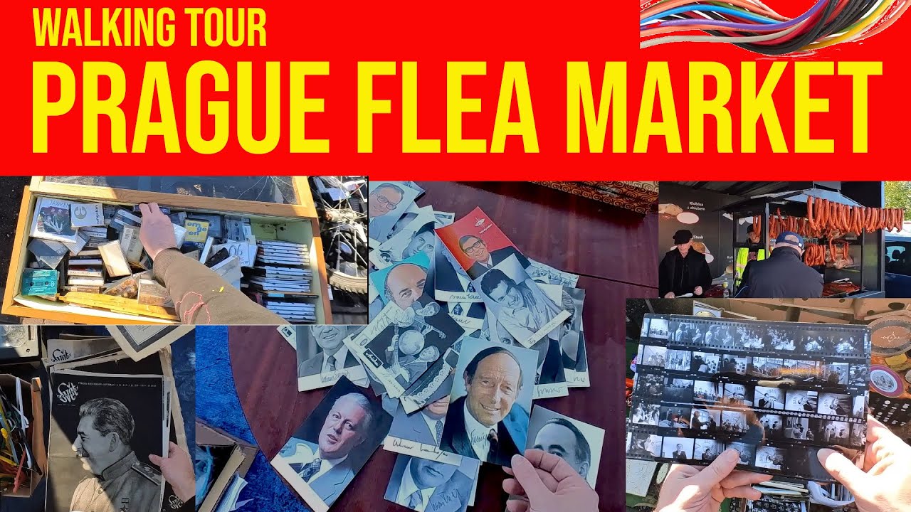 Rummaging Through a Prague Flea Market