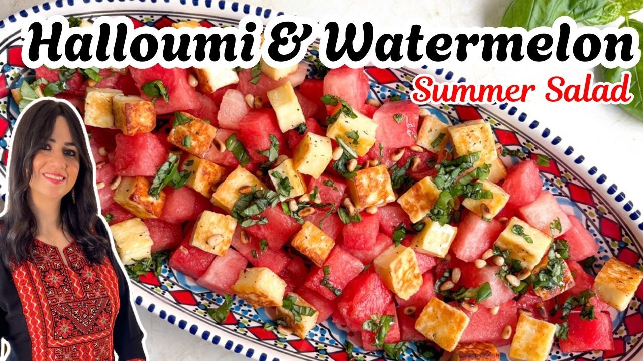 This Halloumi Watermelon Salad Is Summer in a Bowl