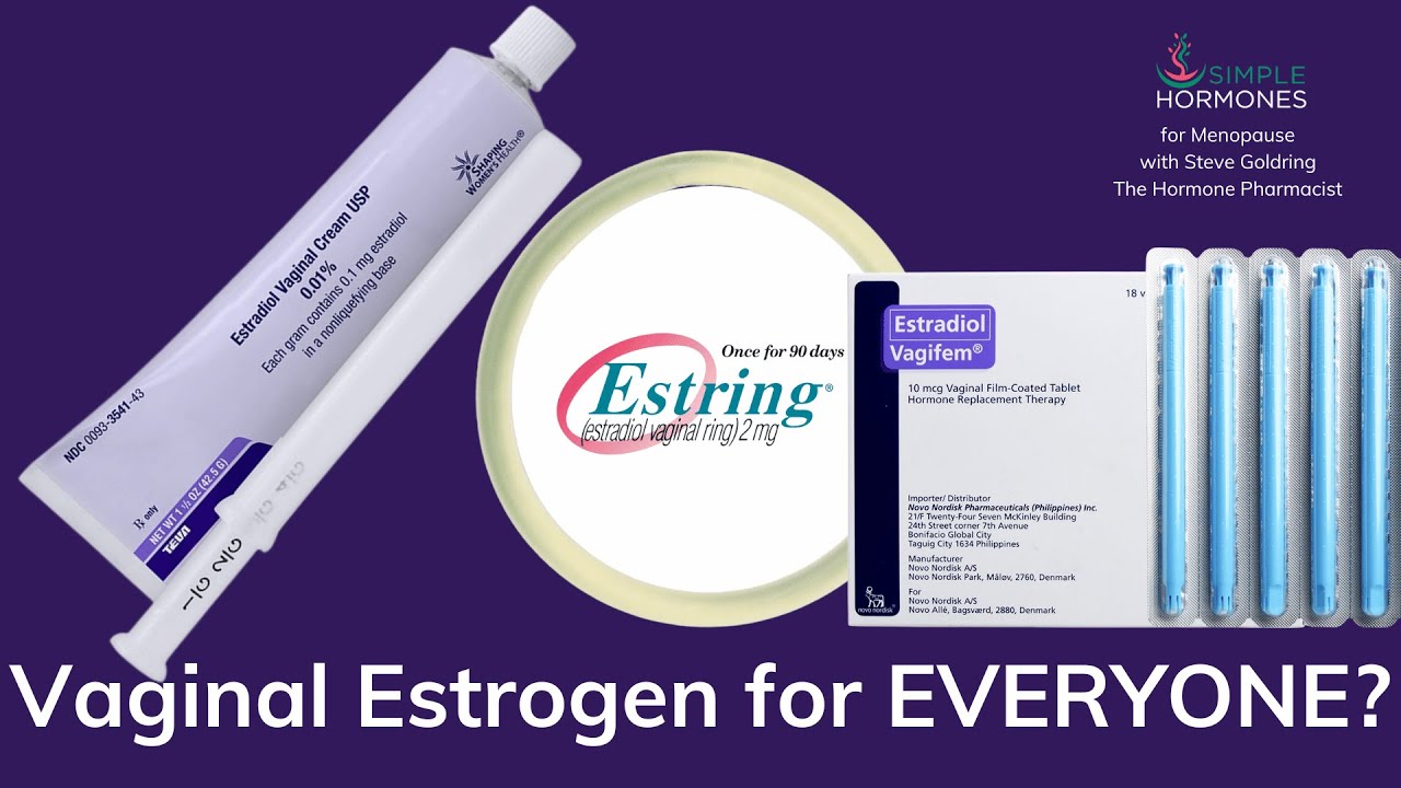 EVERY Post-Menopausal Woman Should At Least Be Offered Vaginal Estradiol
