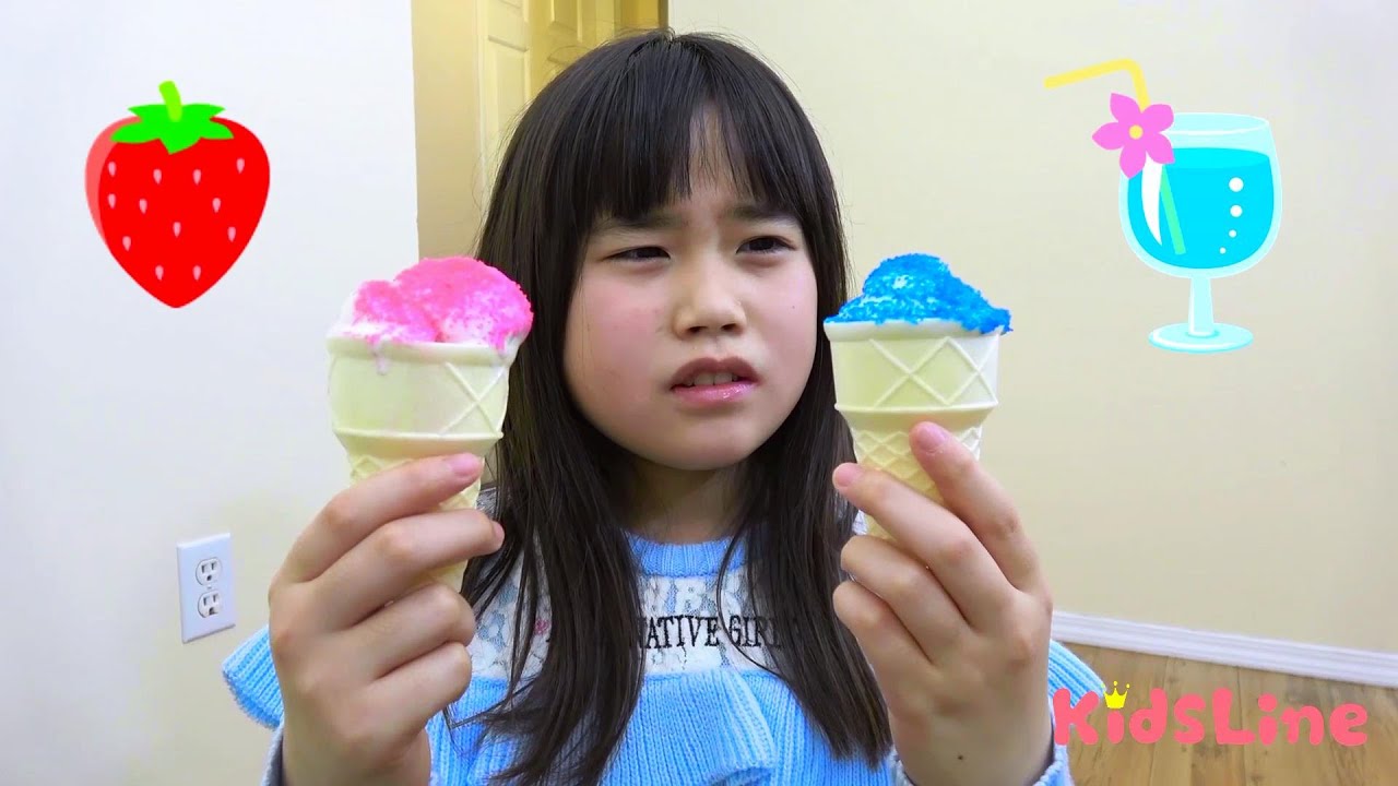ice cream shop Pretend play do not taste ? penjual es krim jualan mainan