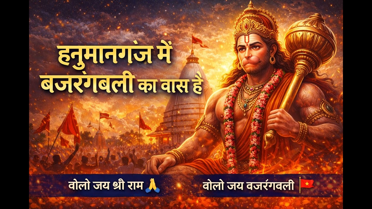 हानुमानगंज में बजरंगबली का वास है #Hanumanganj #JaiBajrangbali #HanumanBhajan#SankatMochan #RamDoot 