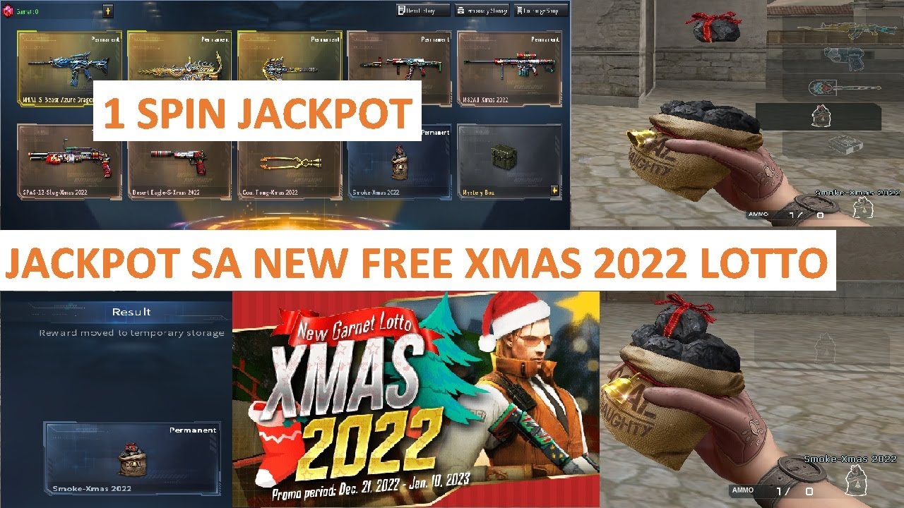 JACKPOT SA NEW FREE XMAS 2022 GARNET LOTTO SPIN CROSSFIRE PH