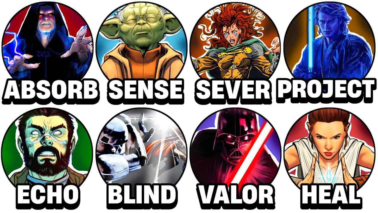 Every Jedi Force Ability Explained In 11 minutes