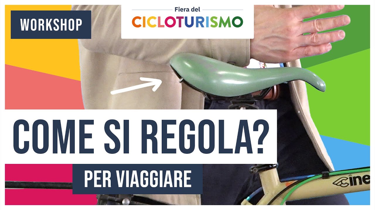 Come si regolare la posizione in sella per un viaggio in bicicletta?
