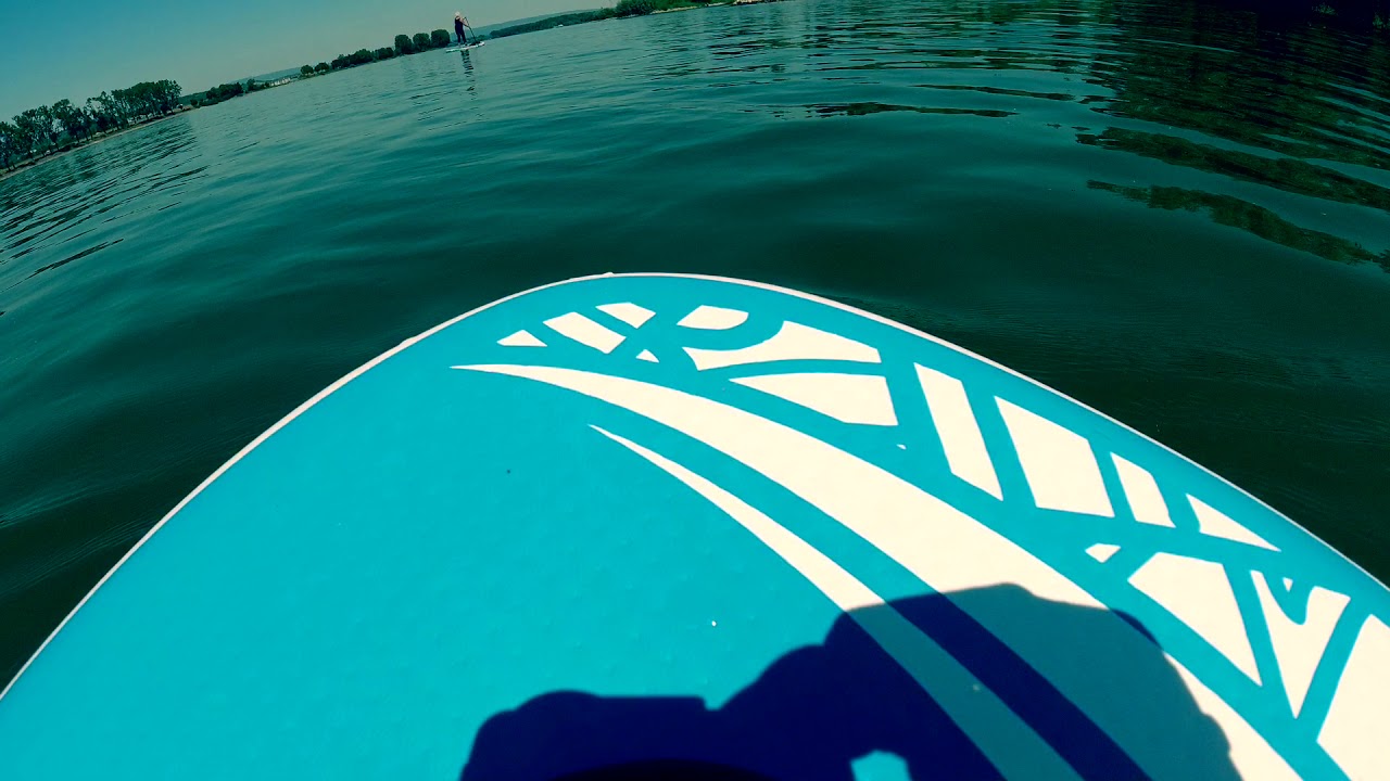 sybercam #SUP Tour Altrhein Ginsheim, Steinmauer, Rhein 13km