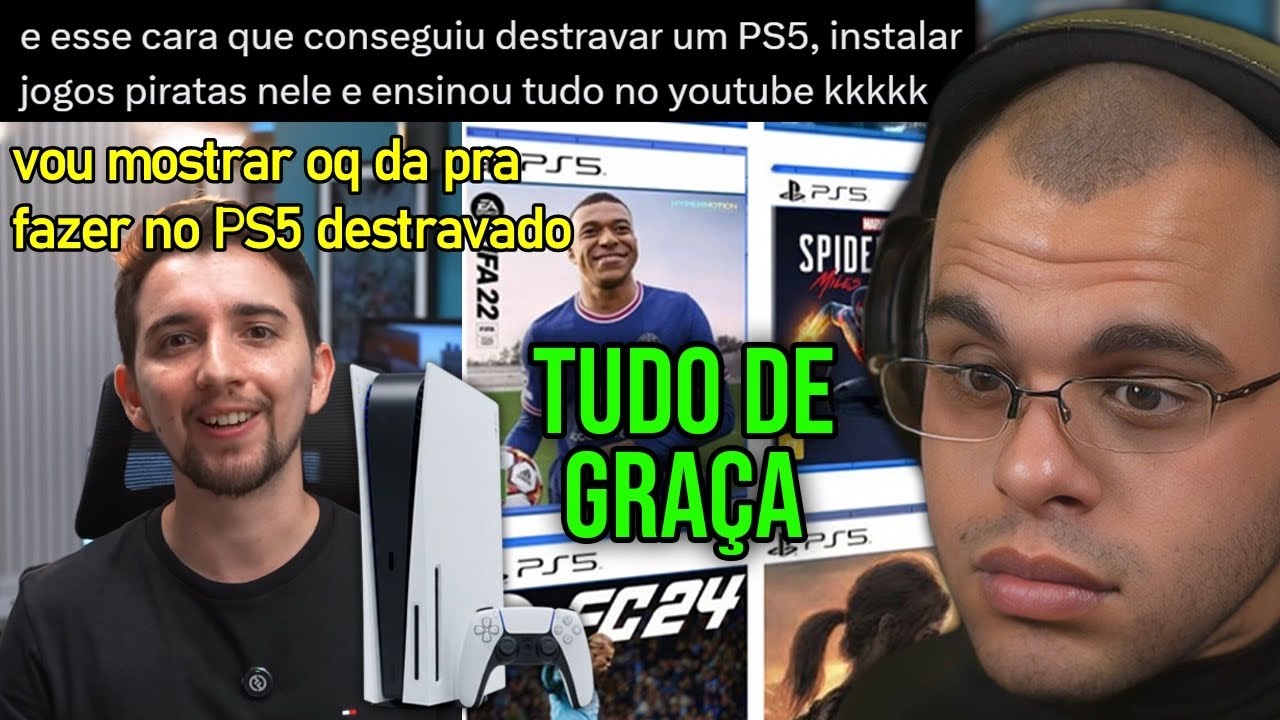 O YOUTUBER Q DESBLOQUEOU UM PS5 E OBRIGOU A SONY A FAZER UMA ATUALIZAÇÃO - Maicon react