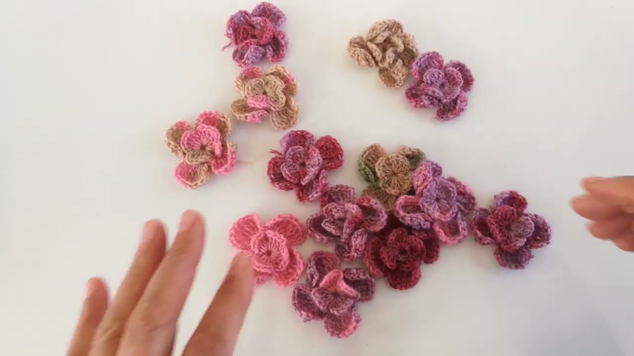 3 Boyutlu Kabartmalı Çiçek Motifi | Rengârenk Tığ İşi Model