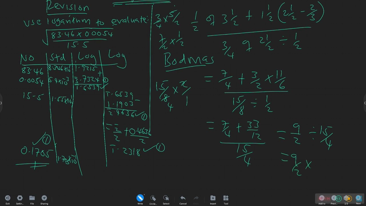 MATHS FORM 2 REVISION