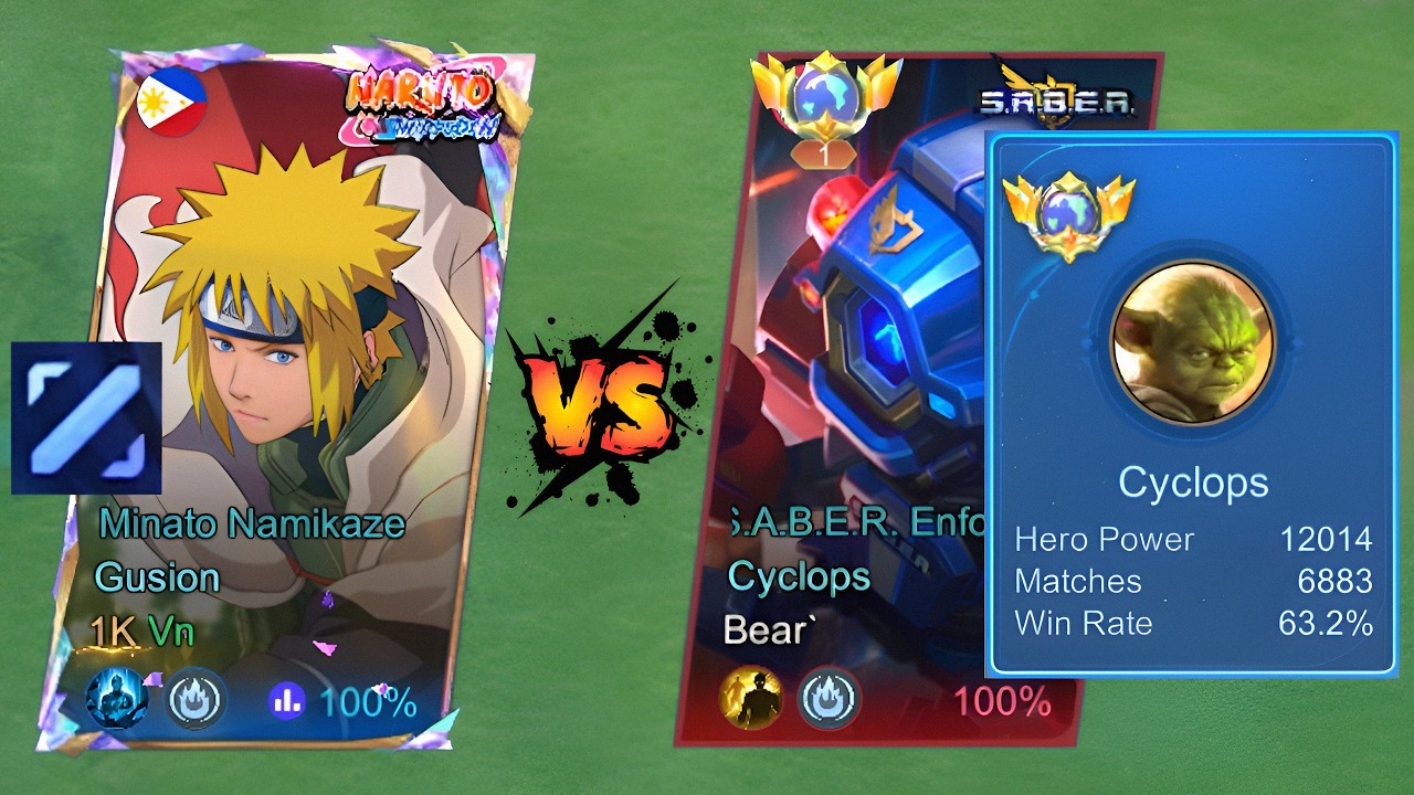 GUSION MID LANE VS TOP GLOBAL CYCLOPS IN RANK! ( BEST GUSION ROLE?! )